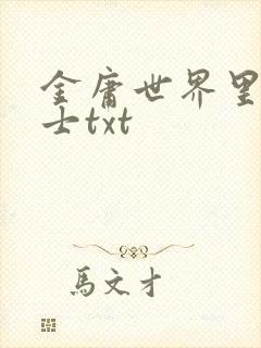 金庸世界里的道士txt