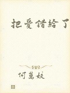 把爱错给了你