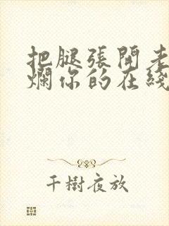 把腿张开老子臊烂你的在线观看