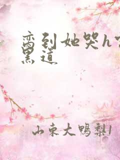 脔到她哭h宫交黑道