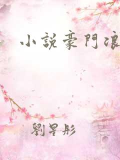 小说豪门浪荡史