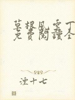 草根风云丁长生免费阅读全本