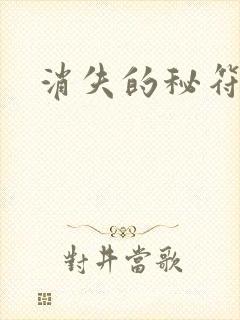 消失的秘符