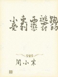 小东西逃跑是要受到惩罚的