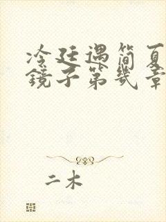 冷廷遇简夏对着镜子第几章