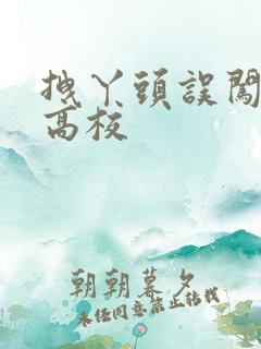 拽丫头误闯男子高校