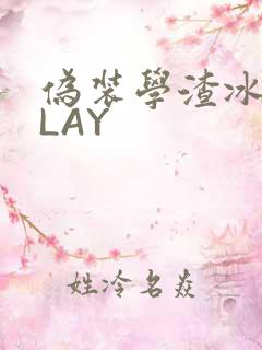 伪装学渣冰块PLAY