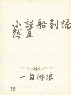 小说船到桥头自然直