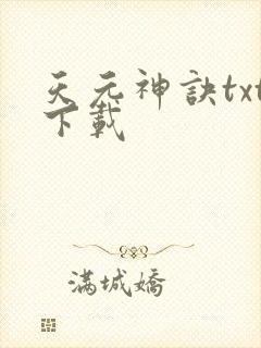 天元神诀txt下载