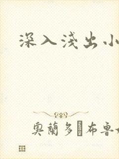 深入浅出小说
