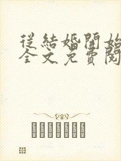 从结婚开始恋爱全文免费阅读