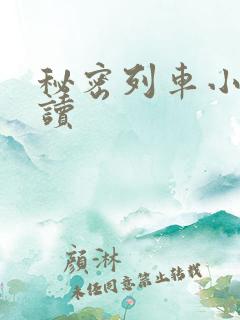 秘密列车小说阅读