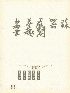 名养成器苏沫沫笔趣阁