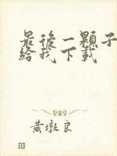 最后一颗子弹留给我下载