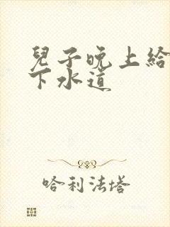 儿子晚上给我通下水道