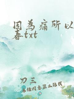 因为痛所以叫青春txt