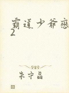 霸道少爷恋上我2