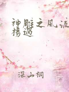 神雕之风流浪子杨过