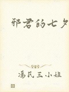 邪君的七夕皇妃