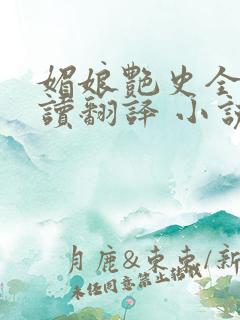 媚娘艳史全文阅读翻译 小说