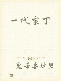 一代家丁