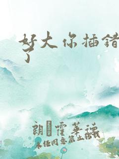 好大你插错地方了