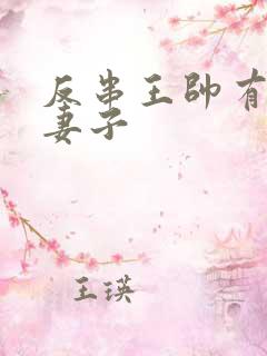 反串王帅有几任妻子