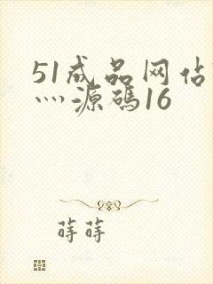 51成品网站W灬源码16