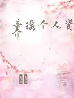 童瑶个人资料简介