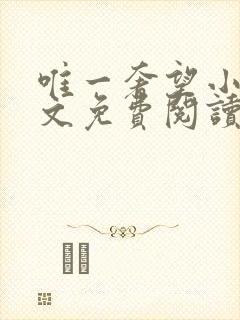 唯一奢望小说全文免费阅读