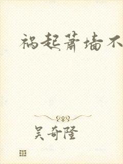 祸起萧墙不知戢