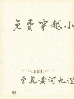 免费穿越小说吧