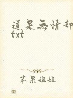 道是无情却有情txt