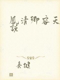凤清卿容天凌小说