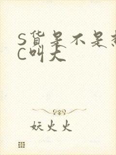 S货是不是想挨C叫大