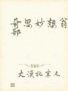 奇思妙想翁十三部