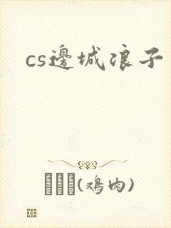 cs边城浪子