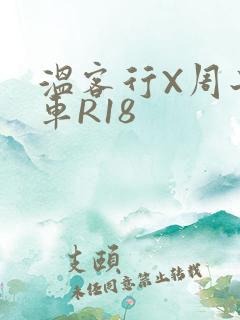 温客行X周子舒车R18