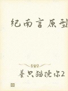 纪南言原型
