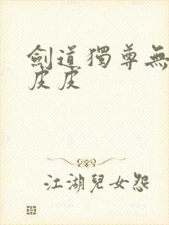 剑道独尊无弹窗皮皮