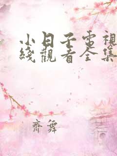 小日子电视剧在线观看全集免费高清