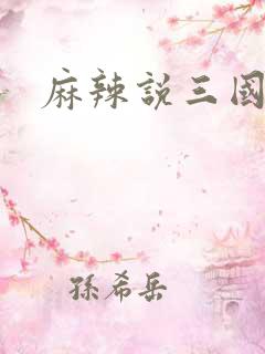 麻辣说三国
