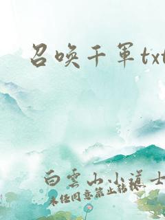 召唤千军txt