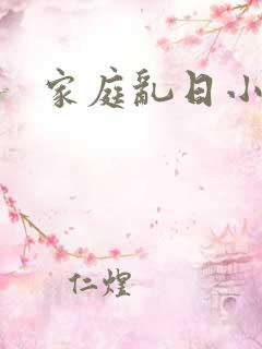 家庭乱日小说