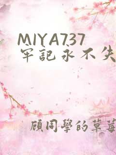 MIYA737牢记永不失联