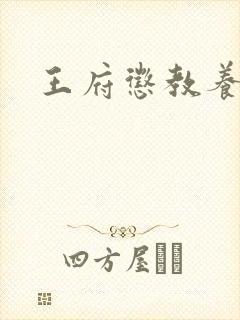 王府惩教养日常