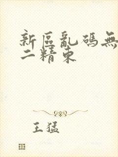 新区乱码无人区二精东