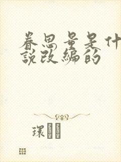 眷思量是什么小说改编的