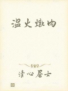 温火炖肉