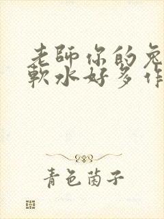 老师你的兔子好软水好多作文小说